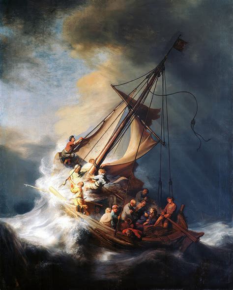 The Storm On The Sea Of Galilee Rembrandt Van Rijn St Peters Church
