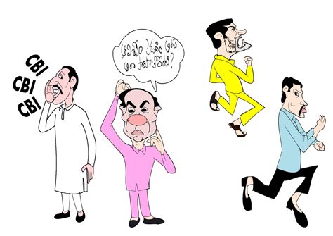 Shyam Cartoons N Caricatures Initially Both Jagan N Babu Raised No
