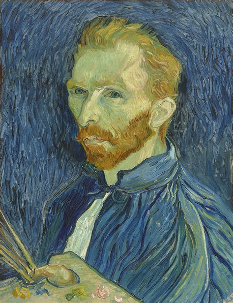 Lukisannya sendiri terdiri dari dua. Zelfportret bij Saint Remy van Vincent van Gogh aan uw ...