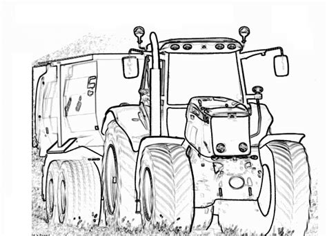 Maszyny Rolnicze Kolorowanki Do Druku Traktory Z Maszynami Traktor