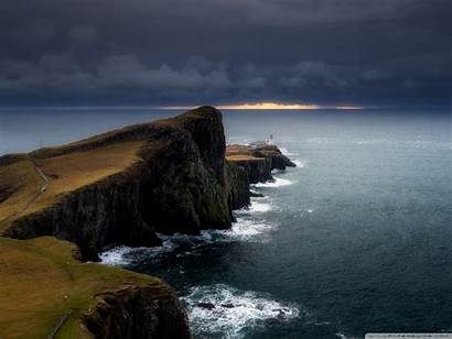 Neist Lighthouse Point Isle Amazing Skye Scotland