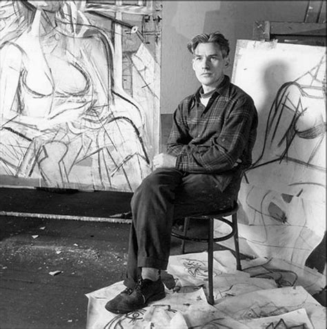 Artist And Studio Willem De Kooning De Kooning Artist At Work