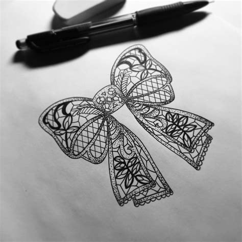 Nives Fliser On Instagram My Lace Bow Tattoo Design For My Client