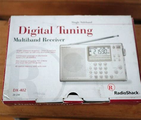 Radio Shack Dx 402 Shortwave Digital Ssb Multiband Receiver Amfm Radio