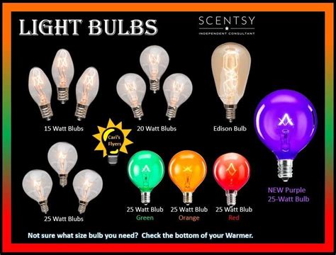 Scentsy Light Bulbs Scentsy Bulb Light Bulbs