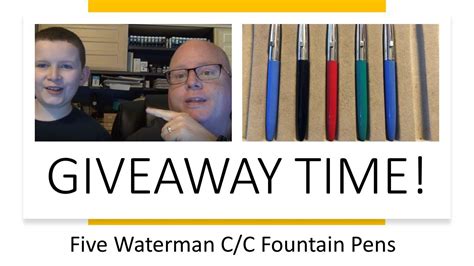 Matthew And I Are Giving Away Five Pens Youtube