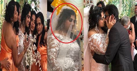 Jovika and jaynitha were present as bridesmaids. Actress Vanitha Vijaykumar-Peter Paul Wedding Photo ...