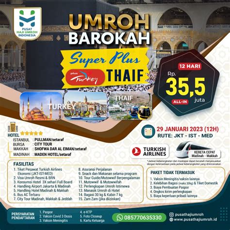 Paket Biaya Umroh Plus Turki Biaya Menarik Fasilitas Terbaik