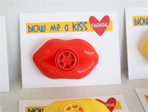 At Second Street Blow Me A Kiss Valentine With Free Printable
