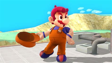 Saiyan Mario Pack Dbz Super Smash Bros Wii U Skin Mods