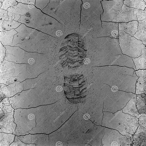 Environmental Footprint Of Man Stock Image Image Of Grey Soil 115943389