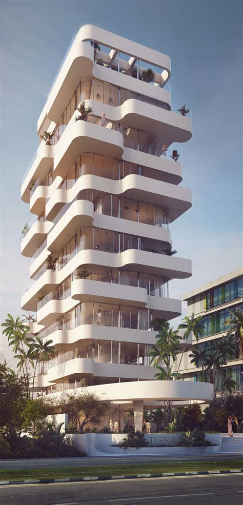Amazing Architecture Facade Architecture Design Seaside Apartment