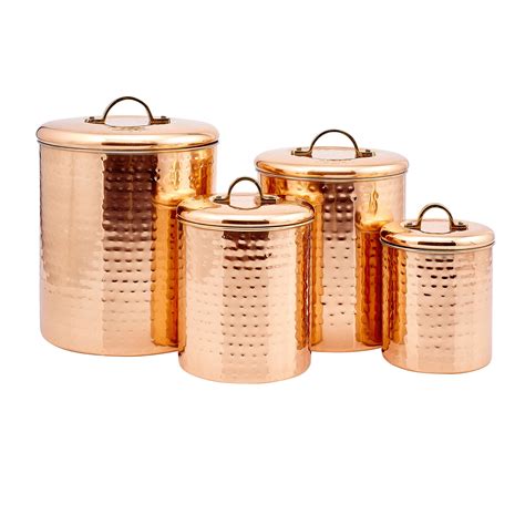buy old dutch international canister set 4qt 2qt 1½qt 1qt copper online at desertcart uae