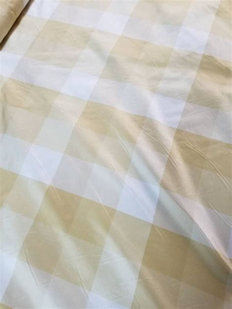 Plaid Silk Taffeta Fabric 54 Wide Can Be Used For Etsy