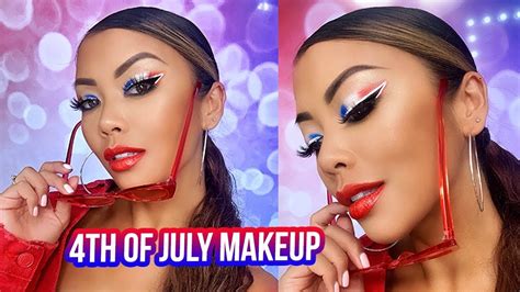 First published at 17:41 utc on july 4th, 2021. 4th of July Makeup Tutorial | Liane V - YouTube