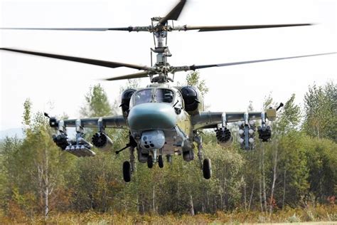 Kamov Ka 52 Alligator Russian Multi Role Combat Helicopter That Can