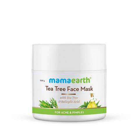 Amazon Com Mamaearth Tea Tree Face Mask For Acne With Tea Tree