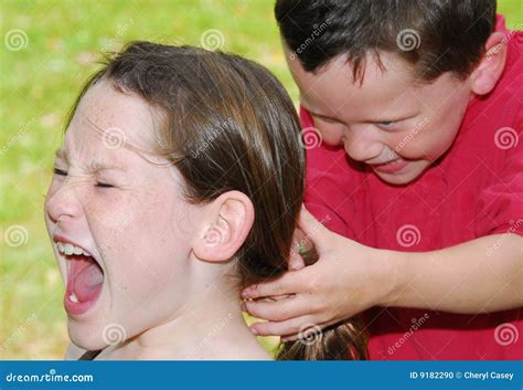 Young Children Fighting Stock Photo Image Of Retaliation 9182290