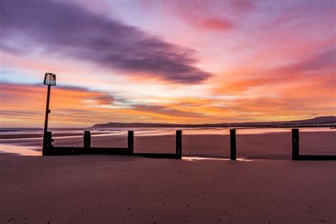 Free Images Landscape Dusk Sunset Ocean Sea Orange Horizon