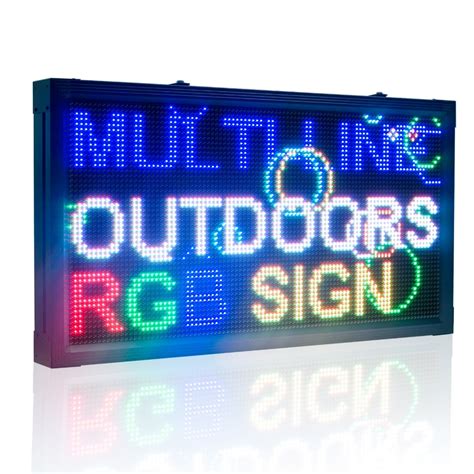 Custom Sign Outdoor Led Signs Rgb Full Color P10 Custom Multi Line