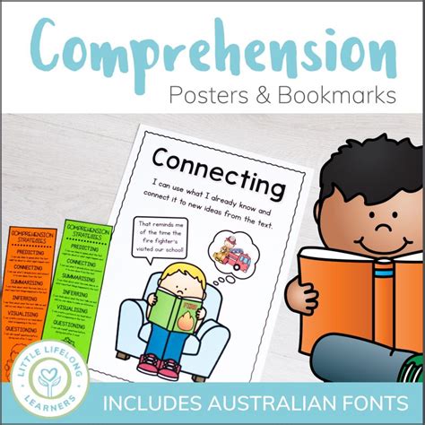 Reading Comprehension Strategy Posters Little Lifelong Learners