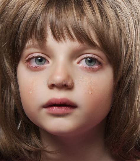 Portrait Of A Crying Little Girl Stock Photo Image 27609100