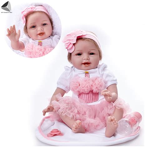 Sixtyshades 22 Inch Reborn Baby Dolls Girl Lifelike Smiling And Eyes