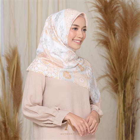 jual mosaic series suza scarf hijab voal ultrafine lasercut hijab segiempat voal print