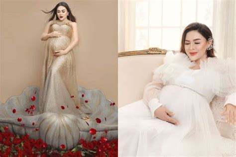 9 Ide Maternity Photoshoot Ala Vicky Shu Konsep Glamor Nan Elegan