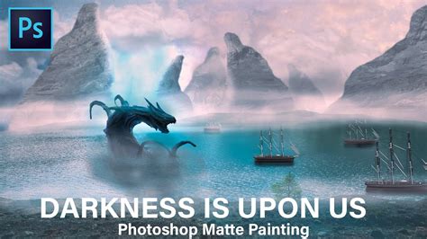 Leviathan Detailed Matte Painting Tutorial For Beginners Youtube