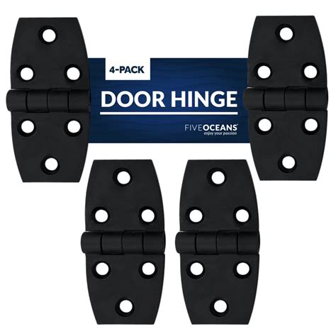 Black Plastic Door Hinge 2 78 X 1 38 Inches 4 Pack Fo 80 M4 Five