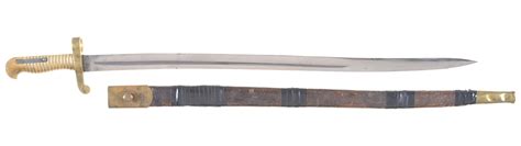 Saber Bayonet For A Whitney 1861 Plymouth Rifle Rock Island Auction