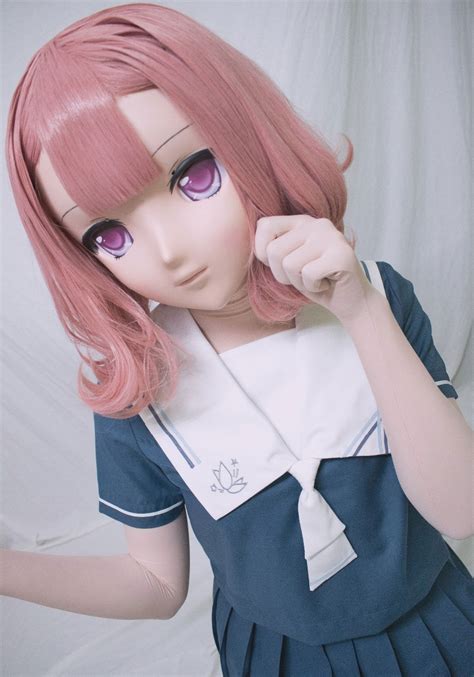 Lili Mask 48 Sweet Girl Resin Head Mask Kigurumi Cosplay Japanese Role Play Anime Silicone