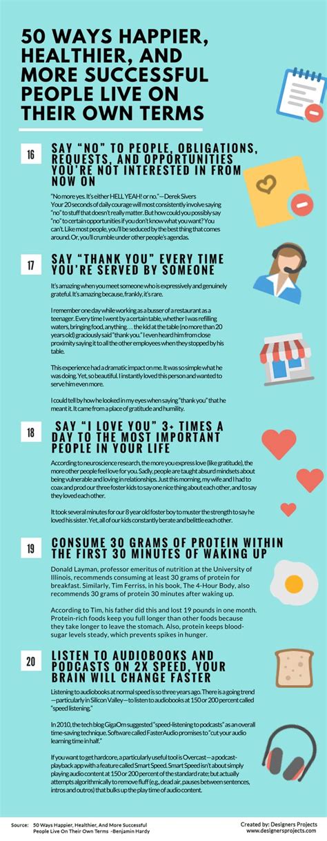 50 Ways Successful People Live On Their Own Terms Imgur Say Love You