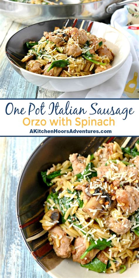 A delightfully easy dish to make with just 10 minutes of prep time. Italian Sausage, Spinach And Mushroom Recipes / Italian ...
