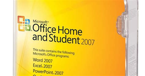 Microsoft Office Home And Student 2007 License