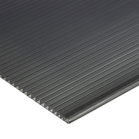 Suntuf Sunlite 8mm X 610mm X 24m Solar Grey Twinwall Polycarbonate Roofing