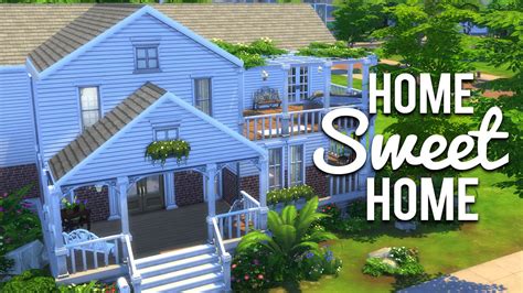 The Sims 4 Speed Build Home Sweet Home Part 2 Youtube