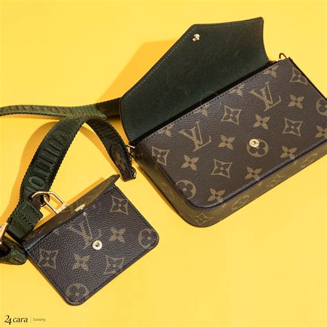 Louis Vuitton Felicie Strap And Go Monogram Canvas Shoulder Bag