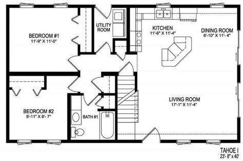 Small House Plan ~950 Sq Ft House Plans Bring Out My Inner Architect
