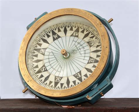 Rare Large Ships Compass Excellent Working Marine Navigation