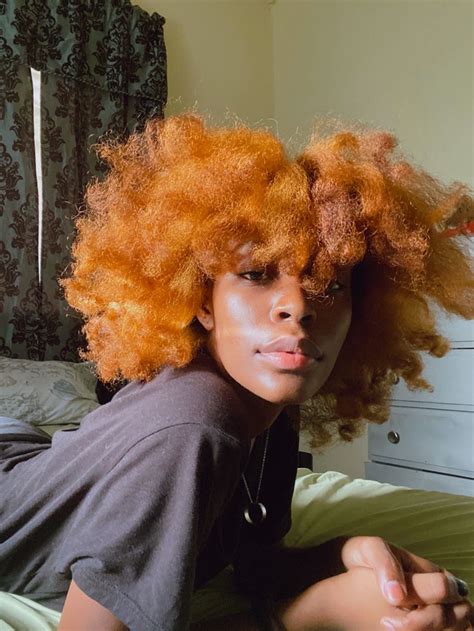 4c hair appreciation iamchezzz on ig ginger hair color dyed natural hair hair tint