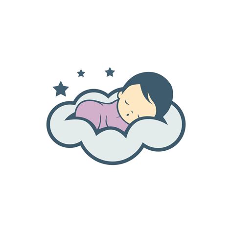 Sleep Baby Logo Icon Baby Logo Branding Baby Logo Design Baby Logo