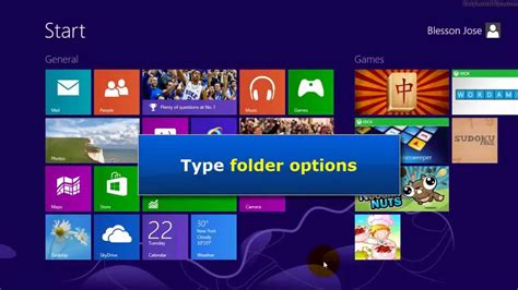 Windows 8 How To Open Folder Options Youtube