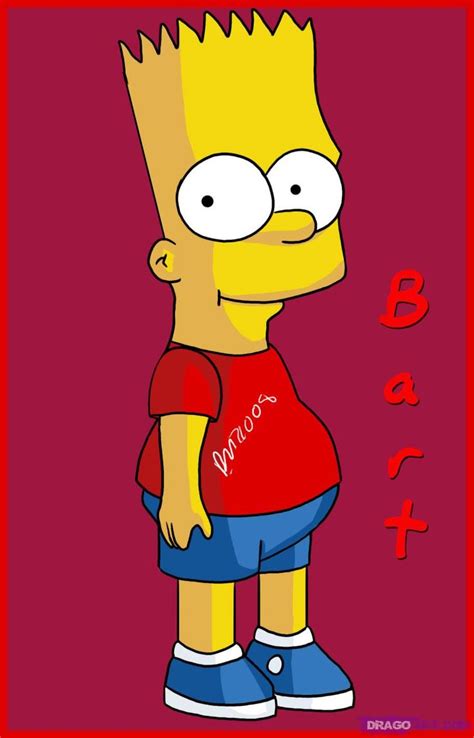 Desenho Do Bart Simpson Bart Simpson Lisa Simpson Homer Simpson