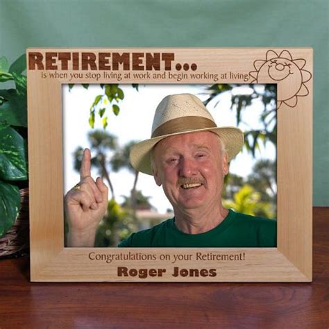 Since they tend to be a lot more emotional about leaving their workspace, you need to find something that'll make her feel appreciated. Personalized Retirement Wood Picture Frames | Personalized ...
