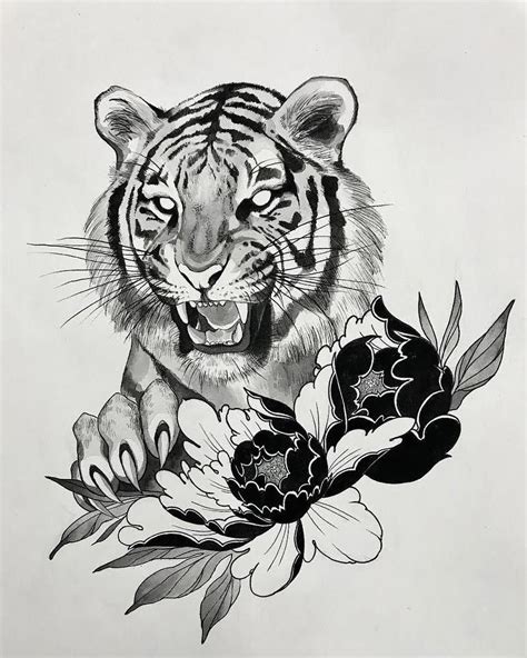 Diseños Tigres Para Tatuar