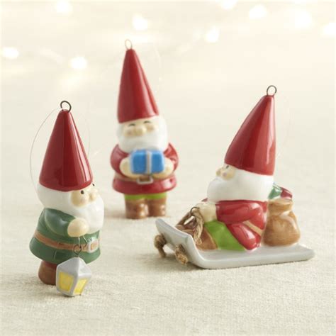 Ceramic Gnome Ornaments Unique Christmas Decorations Gnome Ornaments