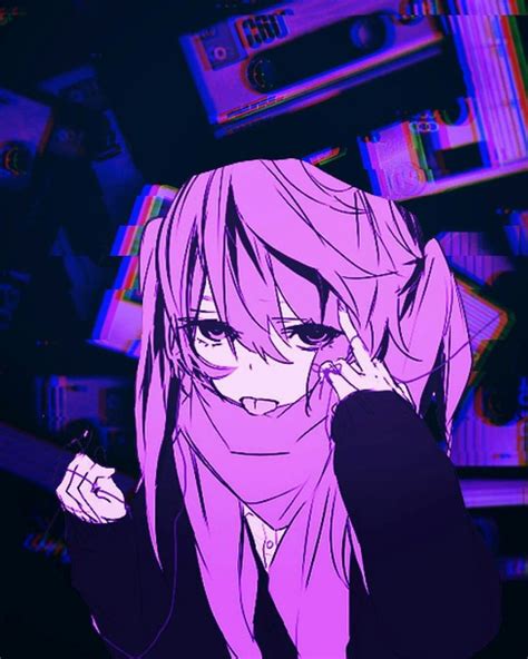 Save Follow Owo Ako Purple Haired Anime Characters Aesthetic