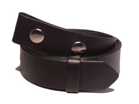 Full Grain Black 1 14 Inch 32mm Wide Leather Belt Strap No Buckle